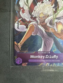 Monkey.D.Luffy P-041 WINNER PROMO 1st Anniversary ONE PIECE Card Game SEALED - Image 3