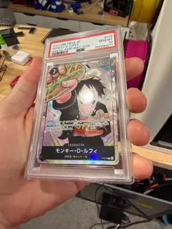 Bandai Monkey D. Luffy P-075 Saikyo Jump-May 2024 Promo One Piece CCG PSA 10 - Image 2