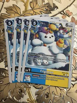 Digimon Card Game Playset Frigimon Uncommon Dawn of Liberator EX11-015 U NM - Image 1