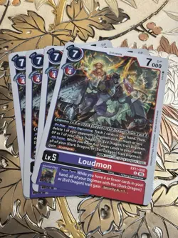 Digimon Card Game Playset Loudmon Uncommon Dawn of Liberator EX11-050 U - Image 1