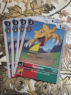 Digimon Card Game Playset Agumon Common Dawn of Liberator EX11-007 C NM - Image 1