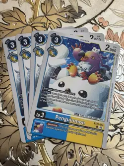 Digimon Card Game Playset Penguinmon Common Dawn of Liberator EX11-014 C NM - Image 1