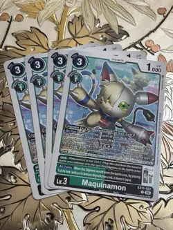 Digimon Card Game Playset Maquinamon Common Dawn of Liberator EX11-027 C NM - Image 1