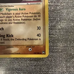 Medicham 34/108 EX Power Keepers Reverse Holo Stamped Pokemon Card - Image 4