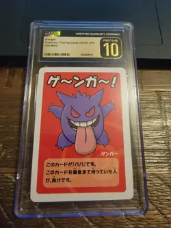 2019 Pokemon Gengar Old Maid CGC Pristine 10 Japanese Pokemon Card - Image 1
