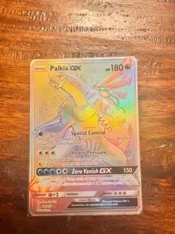 Entei GX, Tapu Bulu GX, Palkia GX Rainbow Rare Pokemon Cards. Excellent Condtion - Image 4