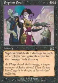 Syphon Soul - Foil ~ Heavily Played Onslaught MTG Magic UltimateMTG Black Card - Image 1