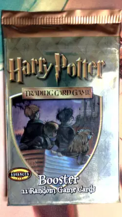 Harry Potter Trading Card Game Base Set Booster Pack 1st Year Boat Art - Image 1