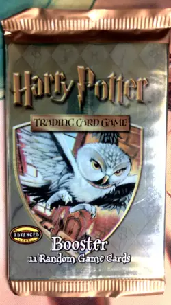 Harry Potter Trading Card Game Base Set Booster Pack Hedwig Art - Image 1