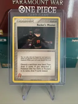 Rocket's Mission 88/109 2004 EX Team Rocket Returns Pokemon Card Trainer - Image 1