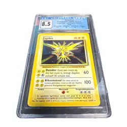 CGC 8.5 Zapdos 1999 Base Set 16/102 Holo Pokemon Card DUTCH - Image 1