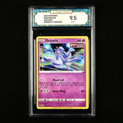 TQG 9.5 MINT+ 2022 Pokemon ENG Oricorio SWSH210 Promo - Image 1