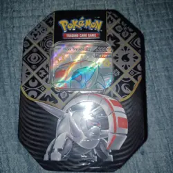 Pokemon TCG: Paldean Fates Shiny Iron Treads EX Tin (New And Sealed) 4 Boosters - Image 1