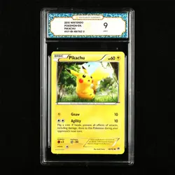 TQG 9 Mint 2015 Pokemon ENG Pikachu #XY-Bt 48/162 U - Image 1