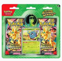 Pokemon TCG Ascended Heroes Erika's Tangela 2-Pack Blister Brand New Sealed - Image 1