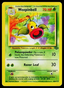 1999 Pokemon Jungle #48/64 Weepinbell - Image 1