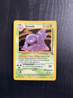 Sleimok 13/62 Holo - Fossil, deutsch Pokemon TCG Vintage - Image 1