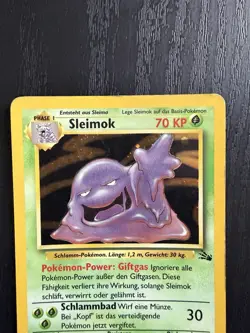Sleimok 13/62 Holo - Fossil, deutsch Pokemon TCG Vintage - Image 3