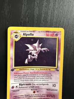 Alpollo 6/62 Holo - Fossil, deutsch Pokemon TCG Vintage - Image 3