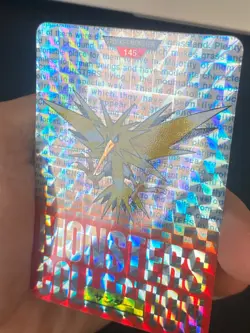 JAPANESE POKEMON ZAPDOS No.145 HOLO PRISM CARDDASS RED 1996 ELECTHOR - VG+ - Image 2