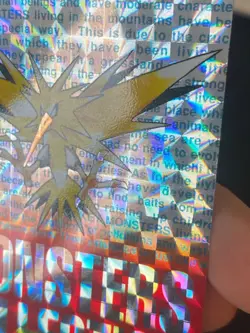 JAPANESE POKEMON ZAPDOS No.145 HOLO PRISM CARDDASS RED 1996 ELECTHOR - VG+ - Image 4