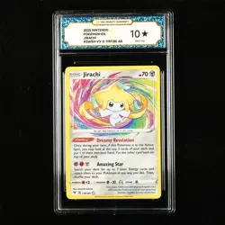 TQG 10 PRISTINE 2020 Pokemon ENG Jirachi #SWSH-VV D 119/185 AR - Image 1