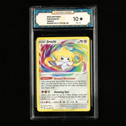 TQG 10 PRISTINE 2020 Pokemon ENG Jirachi #SWSH-VV D 119/185 AR - Image 2
