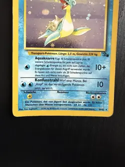 Lapras 10/62 Holo - Fossil, deutsch Pokemon TCG Vintage - Image 2
