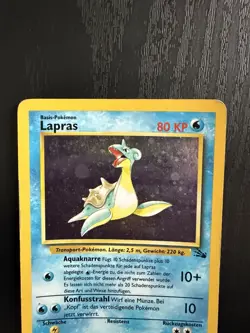 Lapras 10/62 Holo - Fossil, deutsch Pokemon TCG Vintage - Image 3