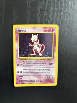 Mewtu 10/102 Holo - Base Set, deutsch Pokemon TCG Vintage - Image 1