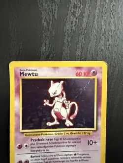 Mewtu 10/102 Holo - Base Set, deutsch Pokemon TCG Vintage - Image 3