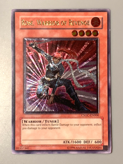 yugioh Rose, Warrior of Revenge CSOC-EN000 Ultimate Rare Unlimited Ed near mint - Image 1