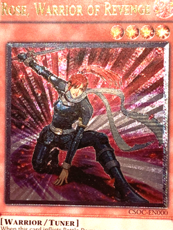 yugioh Rose, Warrior of Revenge CSOC-EN000 Ultimate Rare Unlimited Ed near mint - Image 4