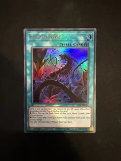 YUGIOH Ultra Rare Frozen Rose LED4-EN026 1st Edition Mint Condition - Image 1