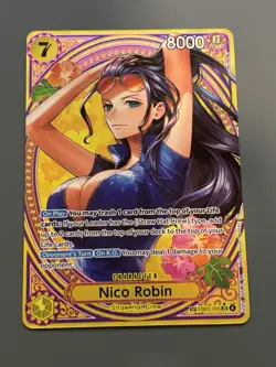 One Piece Nico Robin EB03-055 SP Full Art Foil Heroines edition - Image 1