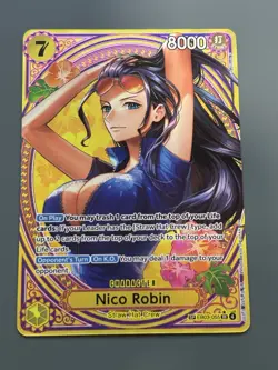 One Piece Nico Robin EB03-055 SP Full Art Foil Heroines edition - Image 2