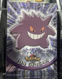 Pokemon TV Animation Series 2 #94 Gengar - FOIL Topps Nintendo Card - Image 1