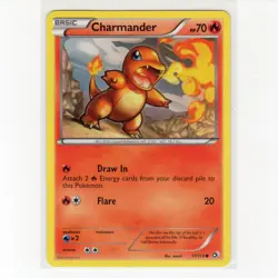 Pokemon TCG Charmander 17/113 BW Legendary Treasures Regular Card EN-LP 2013 - Image 1
