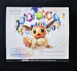 Pokemon Center Prismatic Evolutions ETB Exclusive NO Booster Packs or Promos - Image 2