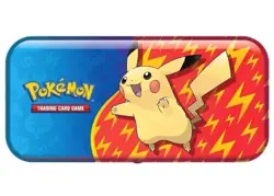 Pokemon TCG: Back to School Pencil Case Pikachu 1 Branded Tin & 2 Booster Packs - Image 2