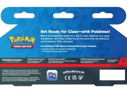 Pokemon TCG: Back to School Pencil Case Pikachu 1 Branded Tin & 2 Booster Packs - Image 4