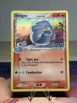Shelgon 53/113 2006 Pokemon EX Delta Species Reverse Holo Stamped Card MP - Image 1