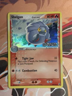 Shelgon 53/113 2006 Pokemon EX Delta Species Reverse Holo Stamped Card MP - Image 2