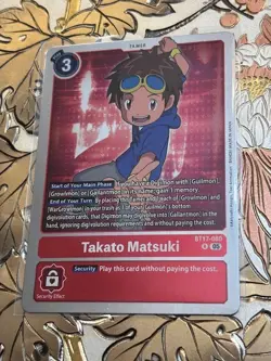Digimon Card Game Takato Matsuki - BT17-080 (Reprint) Generation BT17-080 R - Image 1