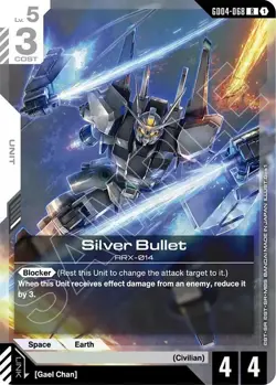 Gundam Card Game Silver Bullet Rare Phantom Aria GD04-068 - Image 1