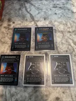 Decipher Star Wars CCG 5 Card Lot Darth Vader - Image 1