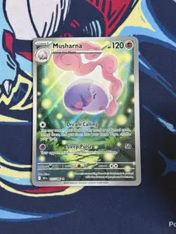 Musharna Illustration Rare Holo SV Black Bolt 117/086 English NM Pokemon Card - Image 1