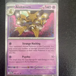 Alakazam Cosmos Holo Twilight Masquerade Pokemon TCG 82/167 NM Sealed Knock out - Image 3