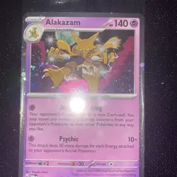 Alakazam Cosmos Holo Twilight Masquerade Pokemon TCG 82/167 NM Sealed Knock out - Image 4