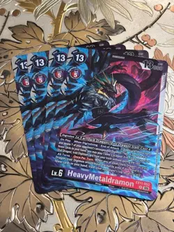 Digimon Card Game Playset HeavyMetaldramon Rare Dawn of Liberator EX11-052 R - Image 1